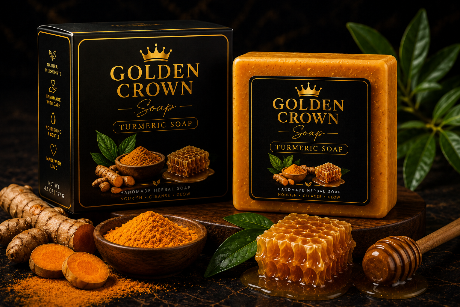 Golden Crown Turmeric & Honey Soap