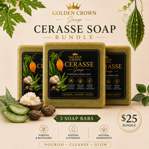 Golden Crown Soap-3 Bars Bundle