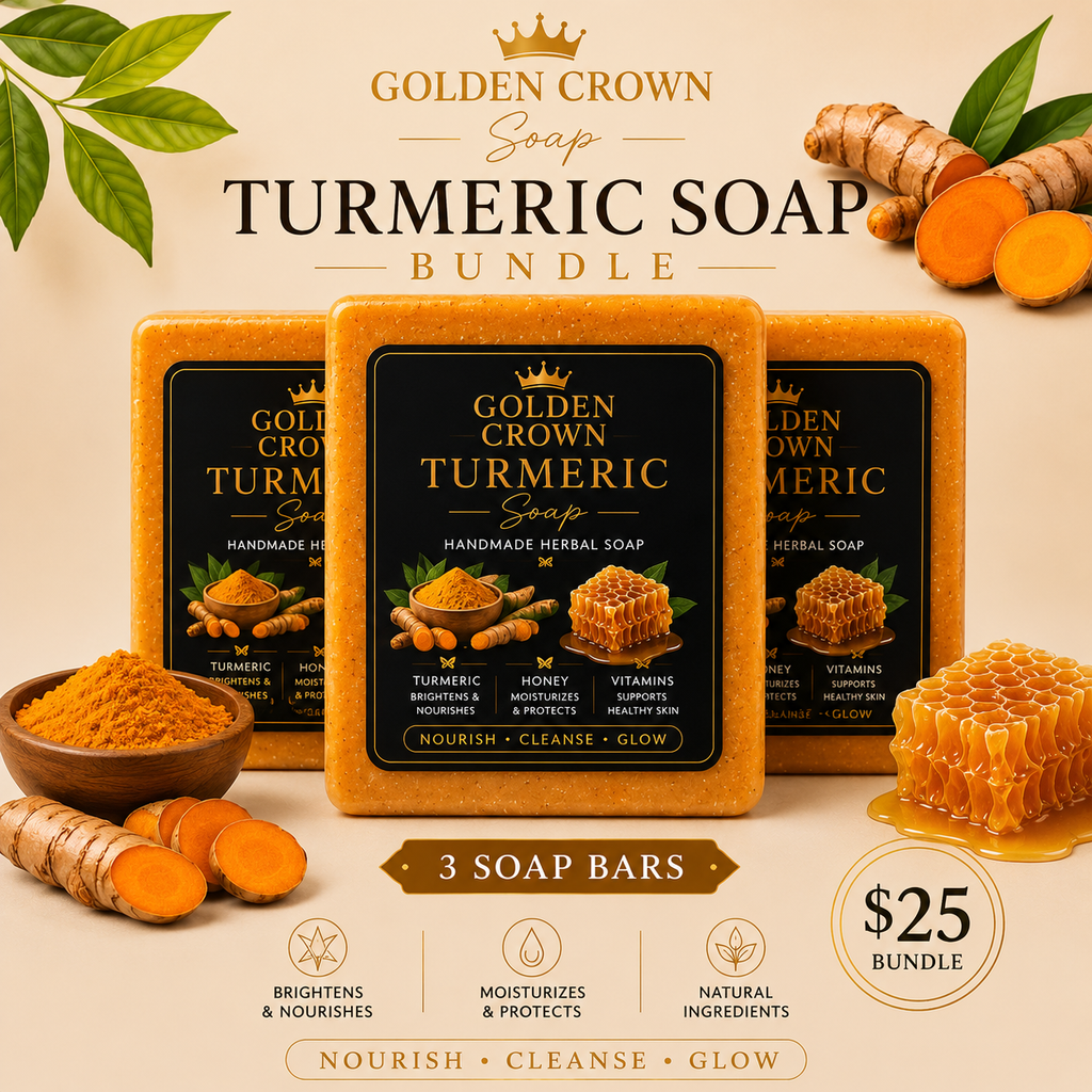 Golden Crown Soap-3 Bars Bundle